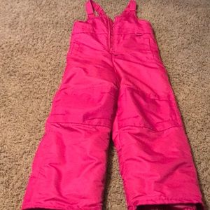 Pink Snow Suit